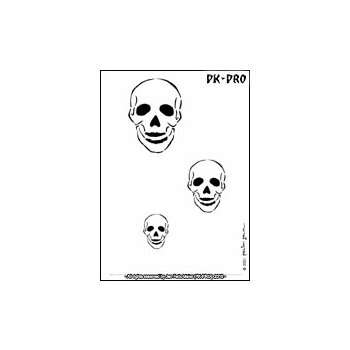 CREAEX Stencil Scull frontal