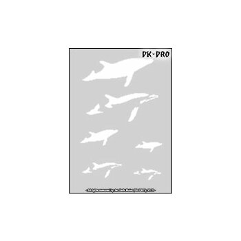 CREAEX Stencil Mylar Dolphine 1