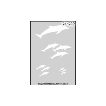 CREAEX Stencil Mylar Dolphine 2