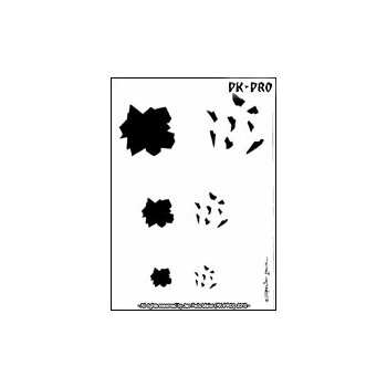 CREAEX Step-by-Step Schablone Mylar „Glassbruch“