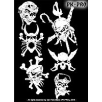 Eddie Davis Stencil Set 6 pcs