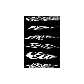 AutoAir V-Flames Stencil- Set (6)