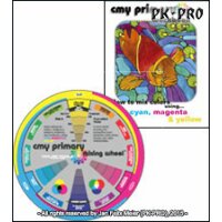 CMY Primary Mixing Wheel with book