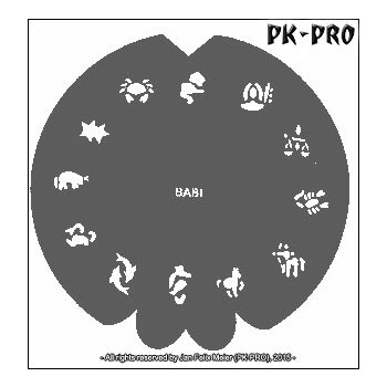 BADGER BAB1 Fingernagel-Schablone