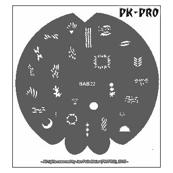 BADGER BAB22 Fingernagel-Schablone