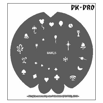 BADGER BAB25 Fingernagel-Schablone