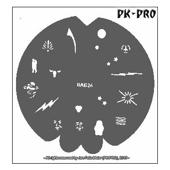 BADGER BAB26 Fingernagel-Schablone