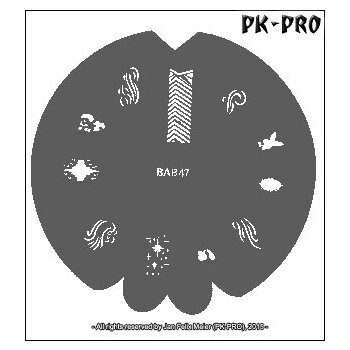 BADGER BAB47 Fingernagel-Schablone